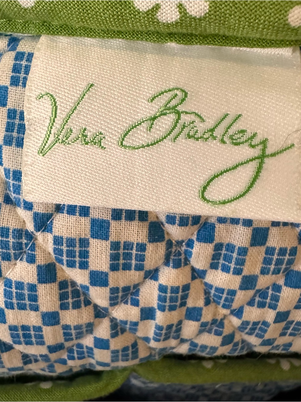Vera Bradley 2004 Apple Green Small Backpack Retired Floral Vintage - Picture 7 of 16